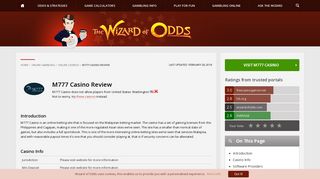 
                            5. M777 Casino is Rated 2.8 out of 5 in 2019 ▷ 1 Bonus - ...