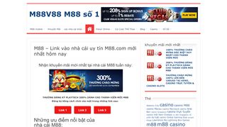 
                            9. M88 – Link vào nhà cái uy tín châu Á để nhận bonus nhiều nhất tại M88