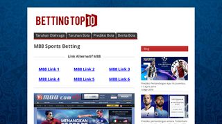 
                            6. M88 Sports Betting - Bettingtop10