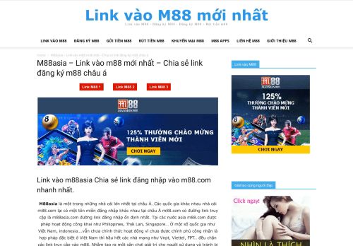 
                            1. M88asia - Link vào m88 mới nhất - Chia sẻ link đăng ký m88 châu á