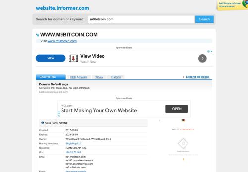 
                            11. m9bitcoin.com at WI. M9 Bitcoin - Website Informer