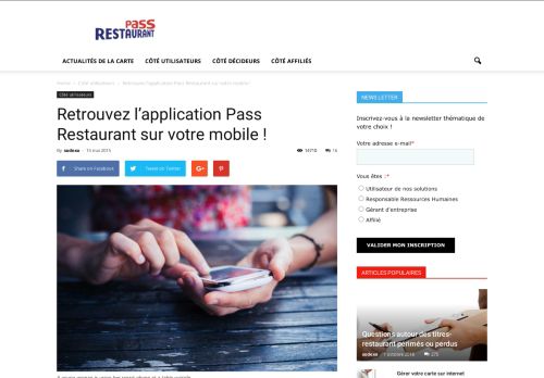 
                            5. Ma carte Pass Restaurant | Sodexo | L'appli mobile Pass Restaurant