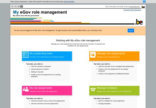 
                            4. Ma gestion des rôles eGov - Belgium.be