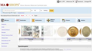 
                            1. MA-Shops - Münzen, Banknoten, Militaria beim Fachhändler kaufen