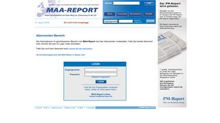 
                            5. MAA-Report Online Login