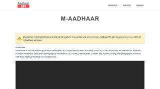 
                            9. mAadhaar | How to Download / Operate mAadhaar app? - Aadhaar API