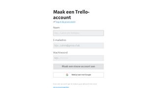 
                            3. Maak een Trello-account
