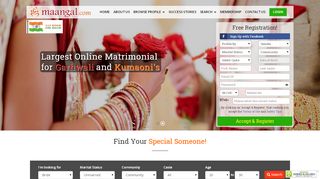 
                            4. Maangal.com -The No.1 Site for Uttarakhand Matrimony, Garhwali and ...