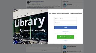 
                            9. Maastricht University Library - Facebook