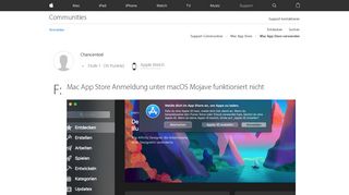 
                            7. Mac App Store Anmeldung unter macOS Mojav… - Apple Community