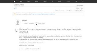 
                            12. Mac App Store asks for password twice eve… - Apple Community