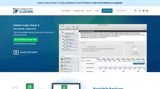 
                            11. Mac Backup Software | Carbon Copy Cloner | Bombich Software