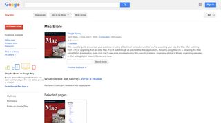 
                            12. Mac Bible - Google Books Result