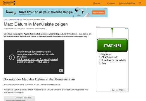 
                            13. Mac: Datum in der Menüleiste anzeigen - so geht's | Tippscout.de