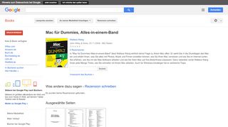 
                            13. Mac für Dummies, Alles-in-einem-Band - Google Books-Ergebnisseite