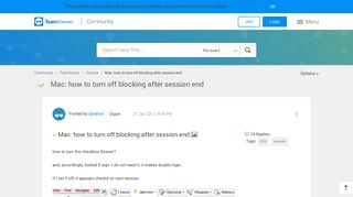 
                            4. Mac: how to turn off blocking after session end - TeamViewer ...