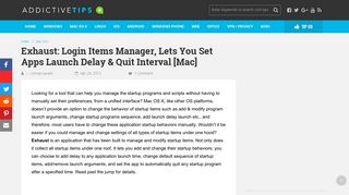 
                            4. Mac Login Items Manager, Set Apps Launch Delay & Quit Interval ...