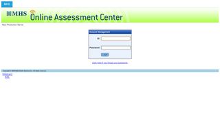 
                            4. MAC: Login - MHS Online Assessments