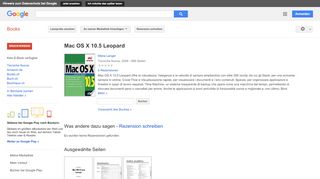 
                            13. Mac OS X 10.5 Leopard - Google Books-Ergebnisseite