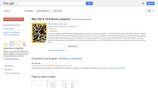 
                            10. Mac OS X 10.6 Snow Leopard: Peachpit Learning Series - Resultado de Google Books