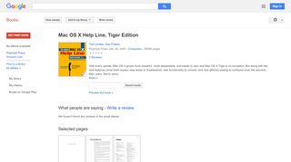 
                            12. Mac OS X Help Line, Tiger Edition - Google Books Result