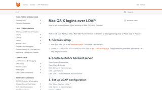 
                            5. Mac OS X logins over LDAP - Foxpass