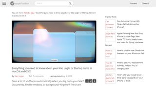 
                            11. Mac OS X: Login/Startup Items Do Not Work; Fix - AppleToolBox