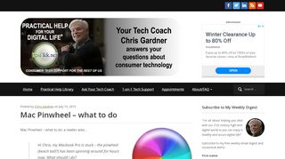
                            11. Mac Pinwheel - what to do - Practical Help for Your Digital Life®