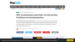 
                            1. Mac Probleme lösen leichtgemacht: SMC zurücksetzen und mehr ...