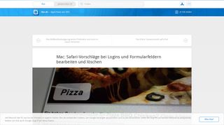 
                            9. Mac: Safari-Vorschläge bei Logins und Formularfeldern bearbeiten ...