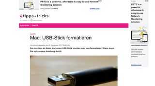 
                            11. Mac: USB-Stick formatieren - Heise