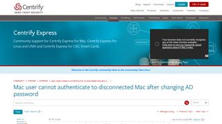 
                            5. Mac user cannot authenticate to disconnected Mac a... - Centrify ...