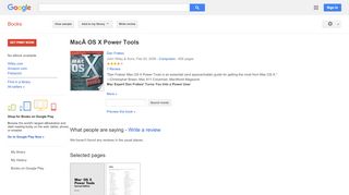 
                            10. MacÂ OS X Power Tools - Google Books Result