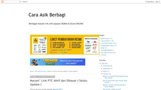 
                            13. Macam'' Link PTC Aktif dan Dibayar ( Selalu Update ) | Cara Asik ...