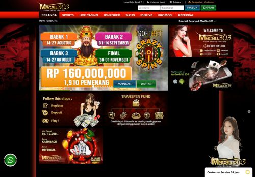 
                            2. Macau303 | Agen Judi Online | Situs Judi Bola Terpercaya