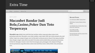 
                            8. Macaubet Bandar Judi Bola,Casino,Poker Dan Toto Terpercaya ...