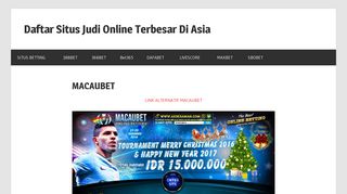 
                            10. MACAUBET | Daftar Situs Judi Online Terbesar Di Asia