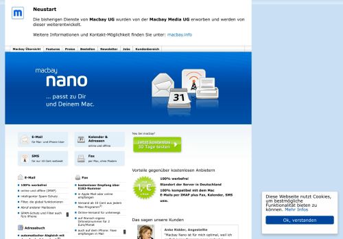 
                            3. macbay.de - Ihr Online-Backup-Organizer-SMS-Homepage-Foto ...