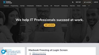 
                            8. Macbook Freezing at Login Screen - Experts Exchange