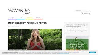 
                            10. Mach dich leicht mit Ursula Karven - Women30plus