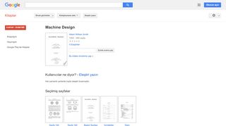 
                            12. Machine Design - Google Kitaplar Sonucu