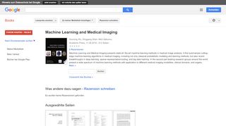 
                            8. Machine Learning and Medical Imaging
