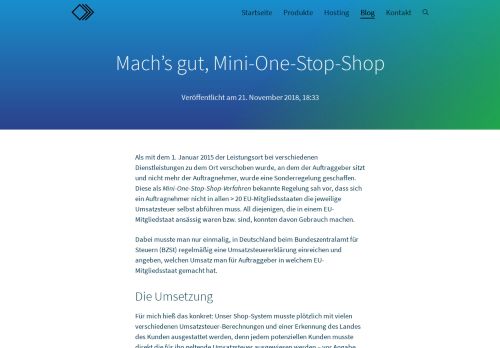 
                            8. Mach's gut, Mini-One-Stop-Shop | KittMedia