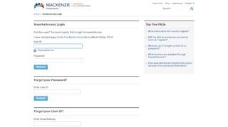 
                            11. Mackenzie Financial Investor Access - Mackenzie Investor Access login