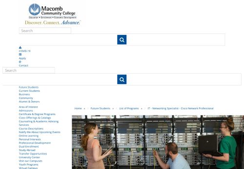
                            6. Macomb Community College - IT - Networking Specialist - Cisco ...