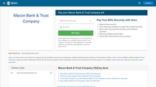 
                            4. Macon Bank and Trust Company: Login, Bill Pay, Customer Service ...