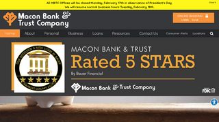 
                            2. Macon Bank & Trust Company