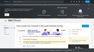 
                            10. macos - Can't create new notebook in Microsoft OneNote for Mac ...