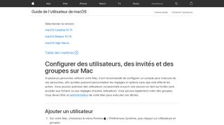
                            1. macOS Sierra: Einrichten von Benutzern, Gästen und Gruppen für ...