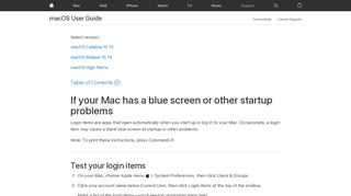 
                            2. macOS Sierra: Se pensi di avere elementi di login incompatibili